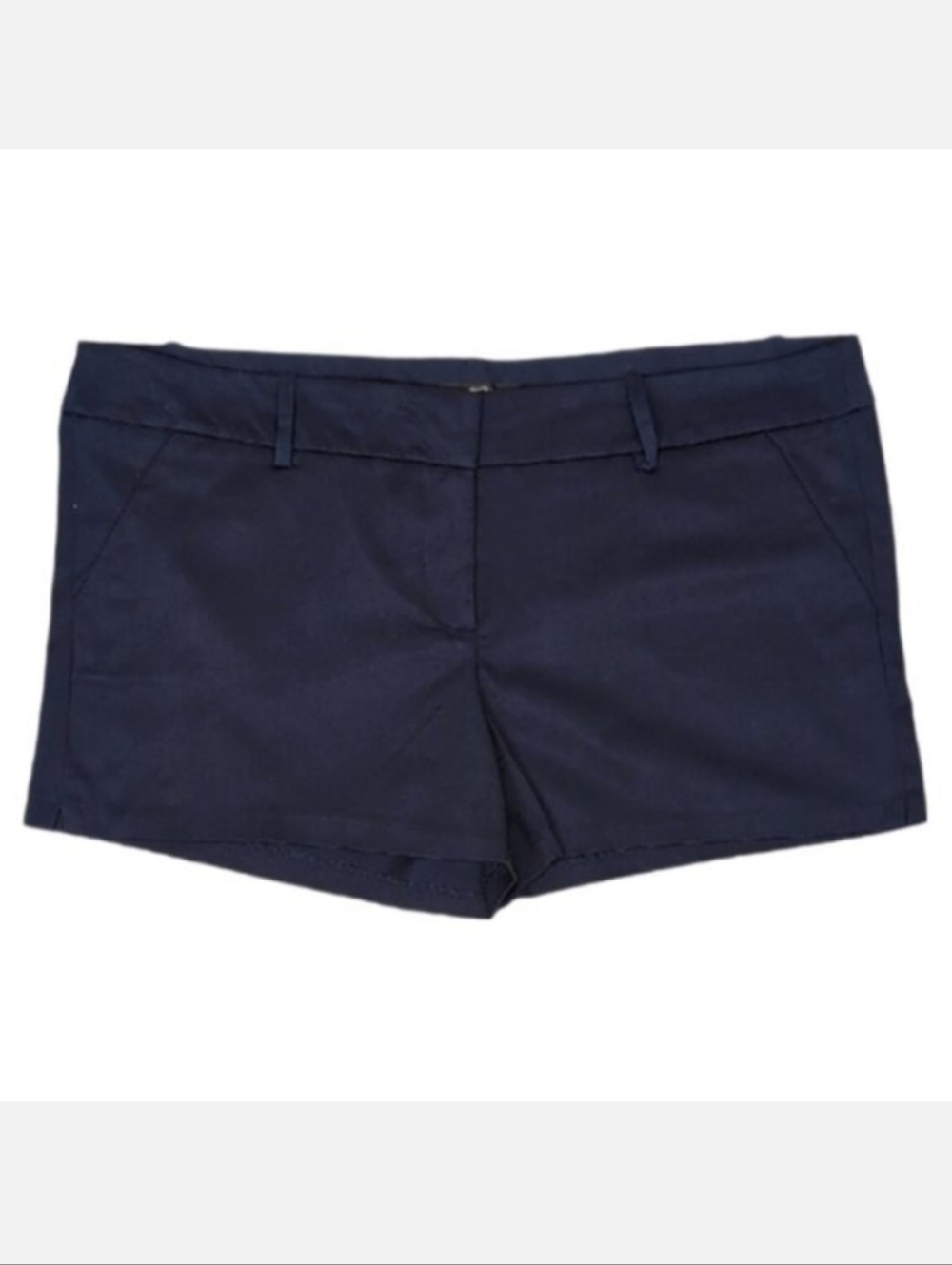 Mossimo Navy Blue Womens Shorts Plus Size 18 Dressy Preppy Cotton Stretch